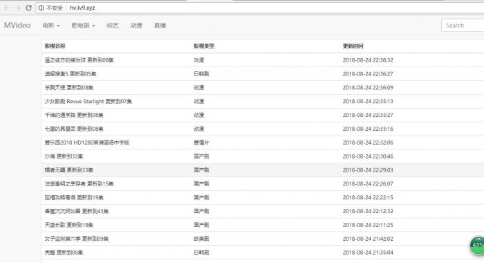 MVideo影视自动采集系统全开源-榆桦源码网