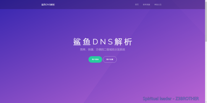 最新好看的二级域名分发系统梦幻版-榆桦源码网