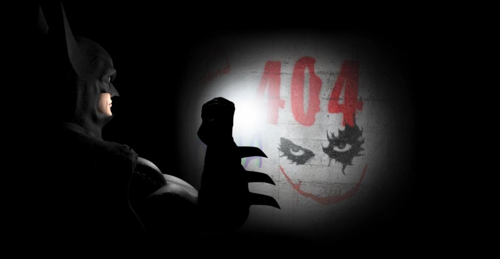 创意黑色蝙蝠侠/小丑404页面源码-榆桦源码网