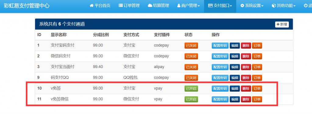 V免签对接易支付实现免签约支付接口-榆桦源码网