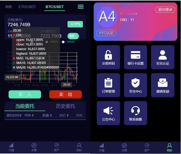 【榆桦亲测】最新lEO数值资产系统某平台2021新版 c2c币数值合约交易平台自动撮合松机器人功能插图4