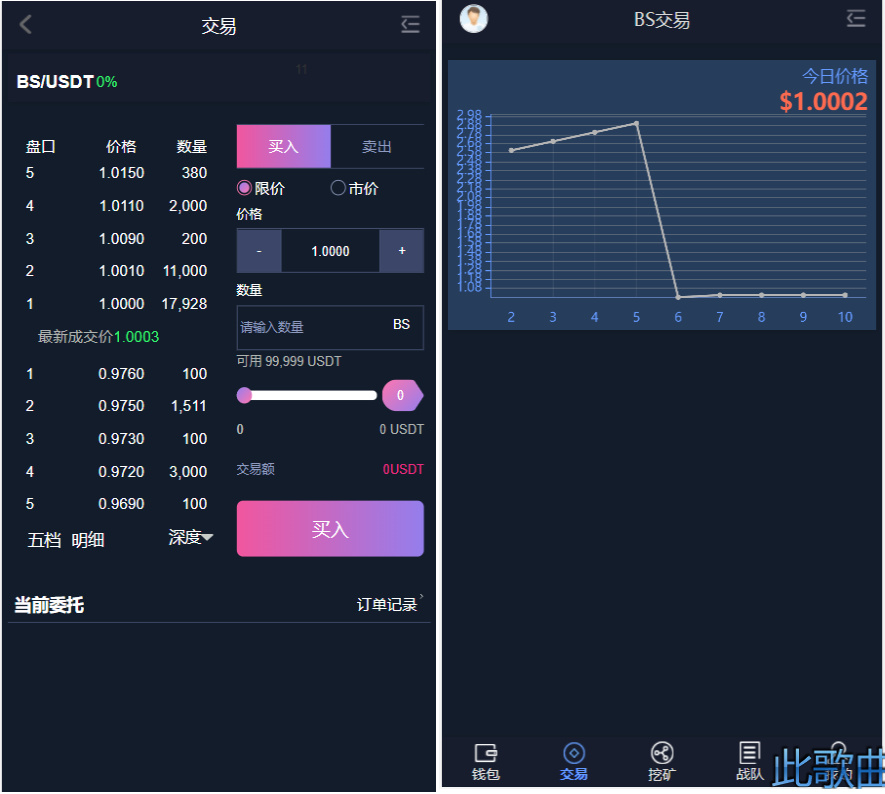 BS比特之星挖矿/交易源码-榆桦源码网