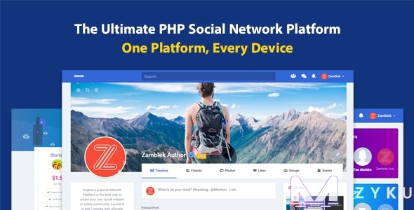 Sngine – 终极PHP社交网络平台 v3.4 带手机APP-榆桦源码网