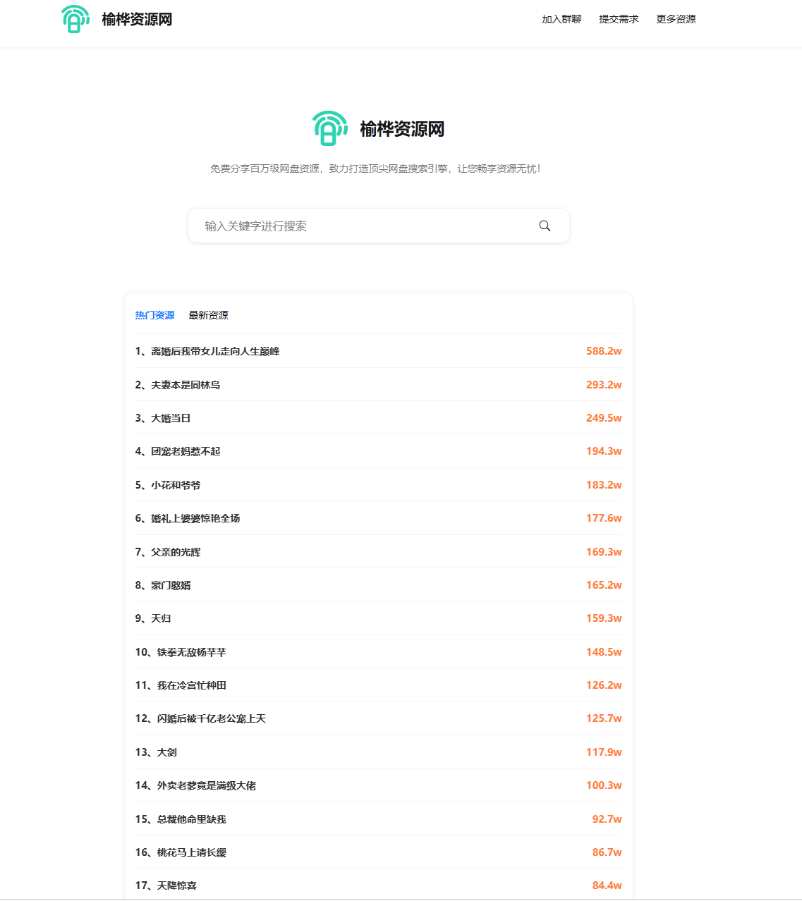 【榆桦亲测】D1967-短剧搜索带一键转存功能修复版-榆桦源码网